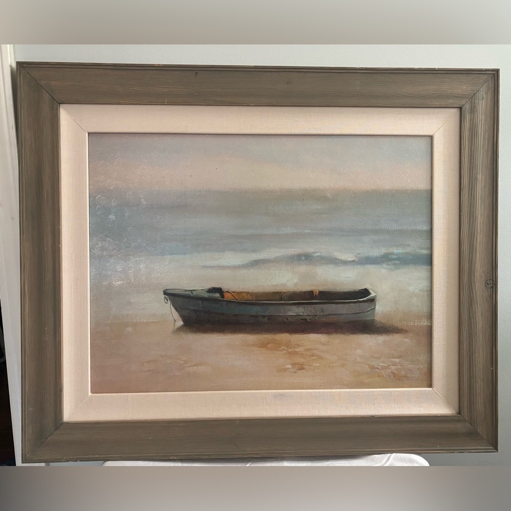 Shadow Catchers “Tranquil Shore” framed canvas transfer